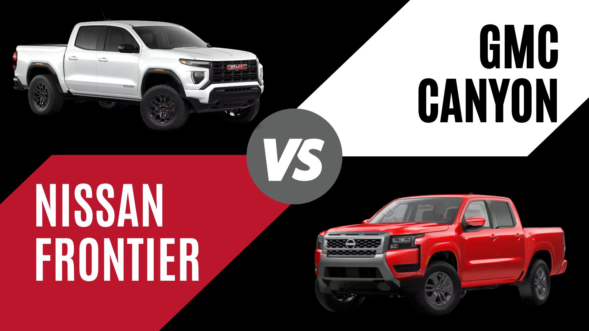 2026 GMC Canyon and Nissan Frontier midsize trucks compared for drivers in Springdale, Arkansas