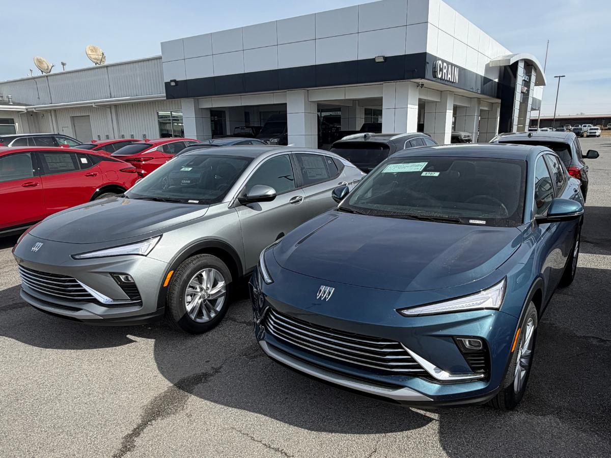 Buick SUVs on display at Crain Buick GMC of Springdale, showcasing modern design, comfort, and versatility for drivers across Northwest Arkansas.