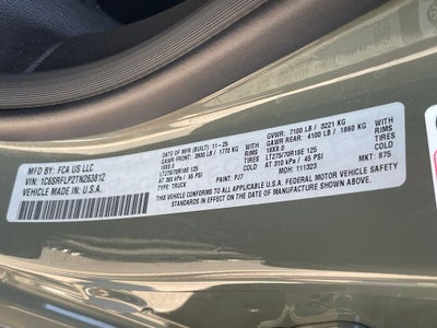 2026 RAM 1500 Rebel - POWER ADJUSTABLE PEDALS / POWER TAILGATE