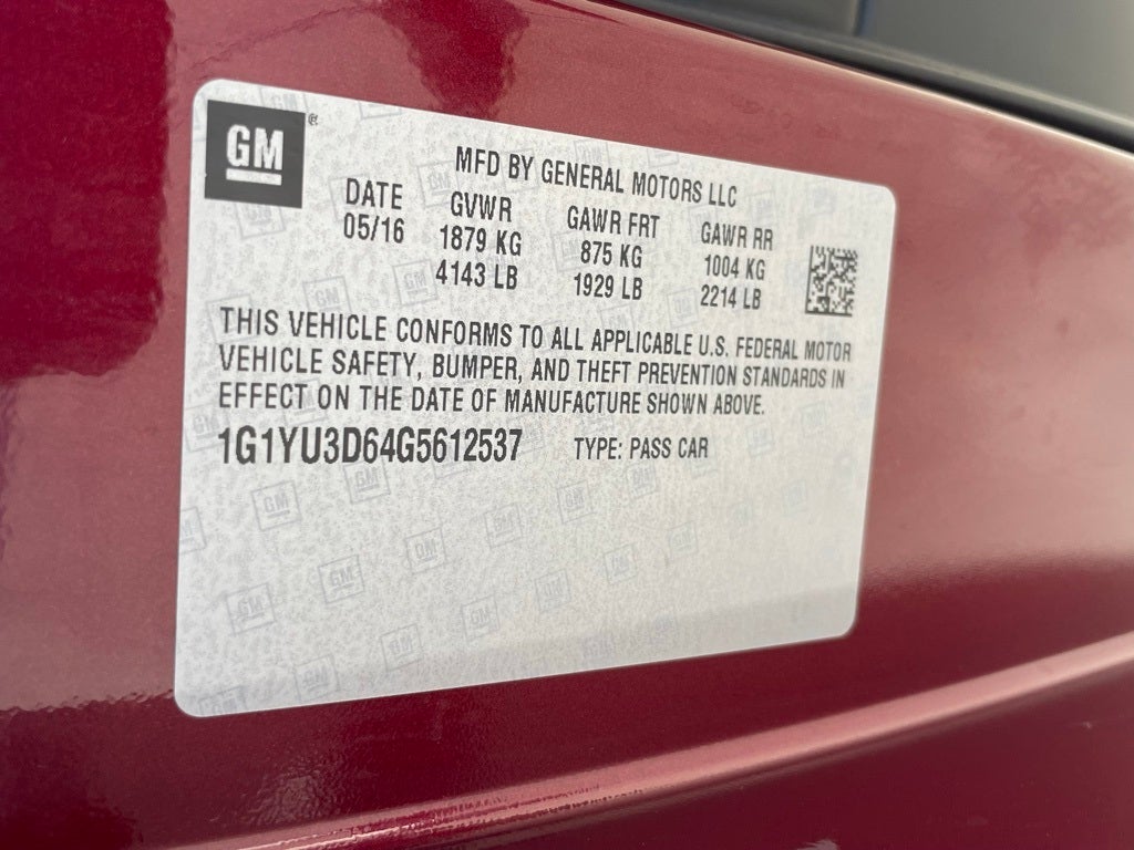 2016 Chevrolet Corvette Z06 3LZ - 650 HP / CONVERTIBLE