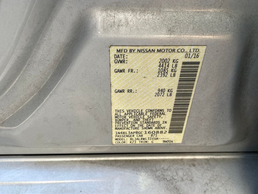 2016 Nissan Altima 3.5 SL - POWER MOONROOF / NAVIGATION