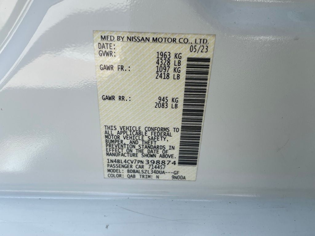 2023 Nissan Altima 2.5 SR - REMOTE START / APPLE CARPLAY