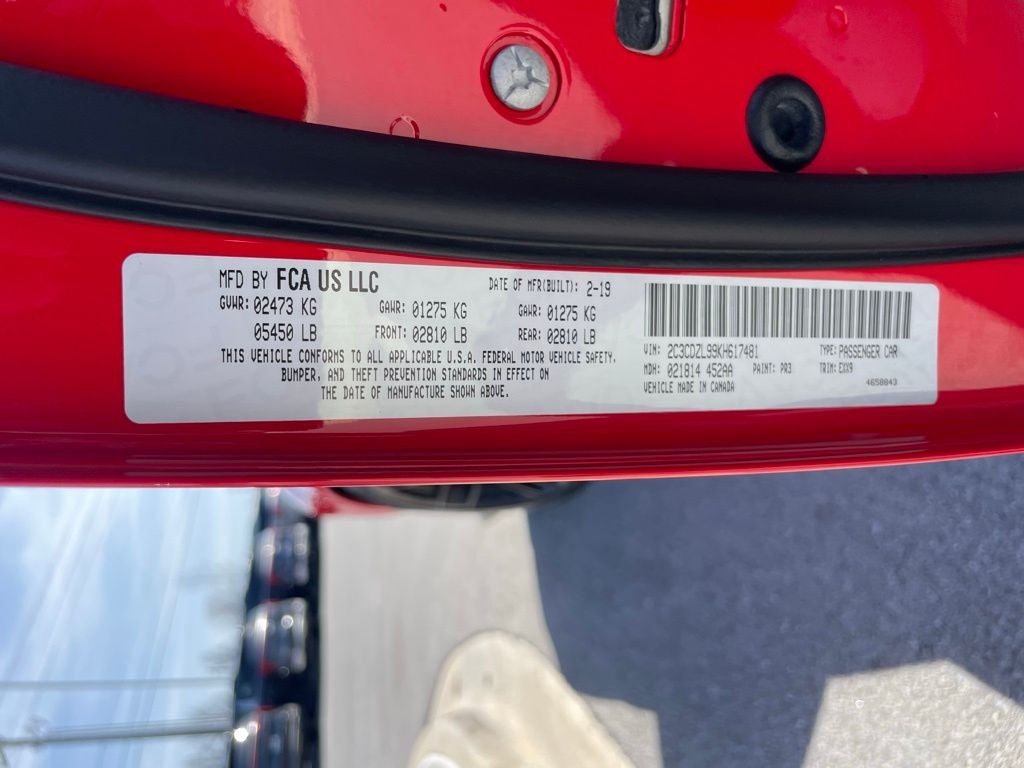 2019 Dodge Challenger SRT Hellcat Redeye