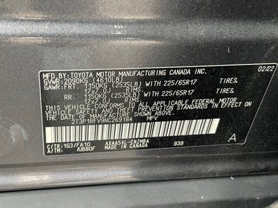 2022 Toyota RAV4 XLE - MOONROOF / RADAR CRUISE