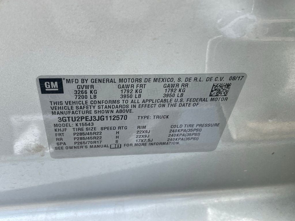 2018 GMC Sierra 1500 Denali - SUNROOF / WIRELESS CHARGING