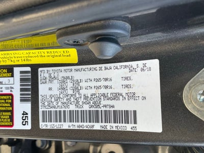 2018 Toyota Tacoma TRD Off-Road V6 - MULTI TERRAIN SELECT