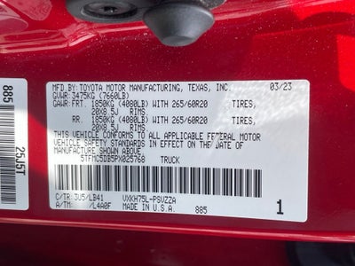 2023 Toyota Tundra Hybrid 1794 Edition