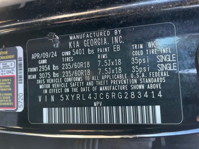 2024 Kia Sorento S - KIA CERTIFIED / SMART CRUISE CONTROL