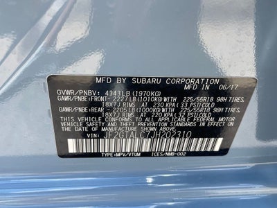 2018 Subaru Crosstrek 2.0i Limited - SUNROOF / POWER LIFTGATE
