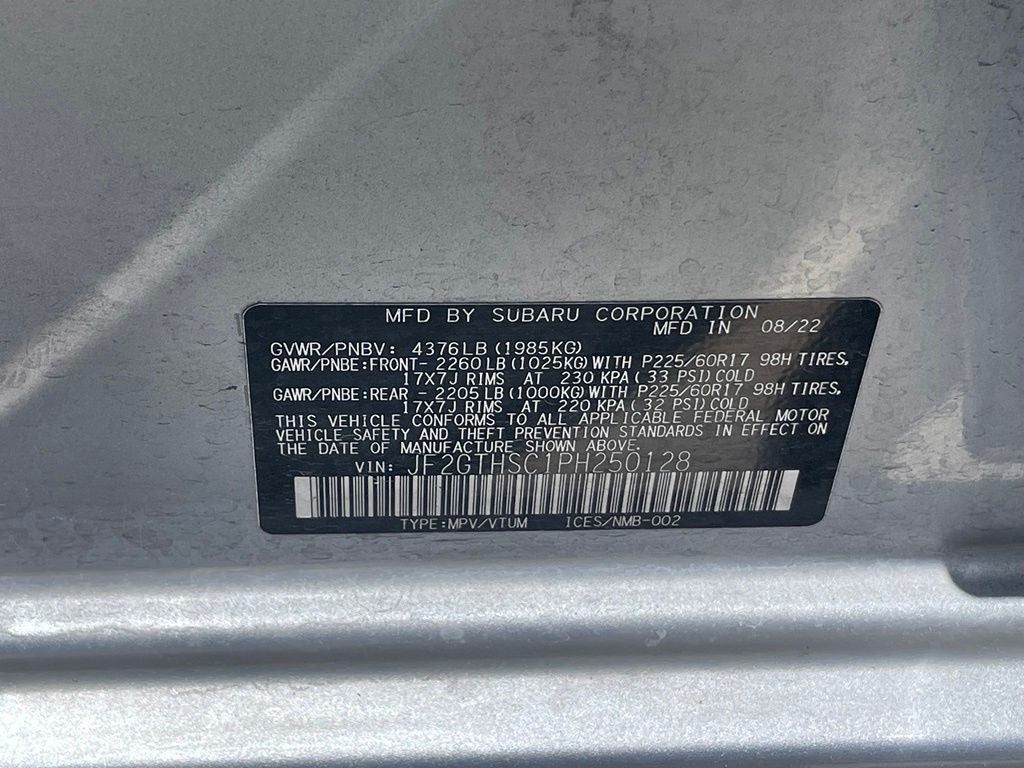 2023 Subaru Crosstrek Sport - POWER MOONROOF / BLIND SPOT MONITOR