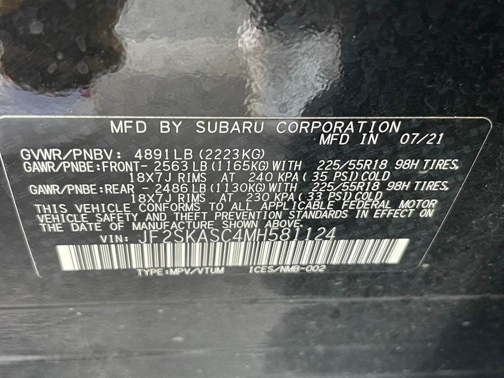 2021 Subaru Forester Limited - PANORAMIC MOONROOF / HEATED SEATS