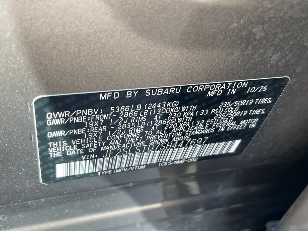 2025 Subaru Forester Hybrid Touring - POWER MOONROOF / VENTILATED SEATS
