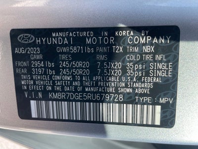 2024 Hyundai Palisade Calligraphy - SURROUND VIEW MONITOR / HEAD-UP DISPLAY