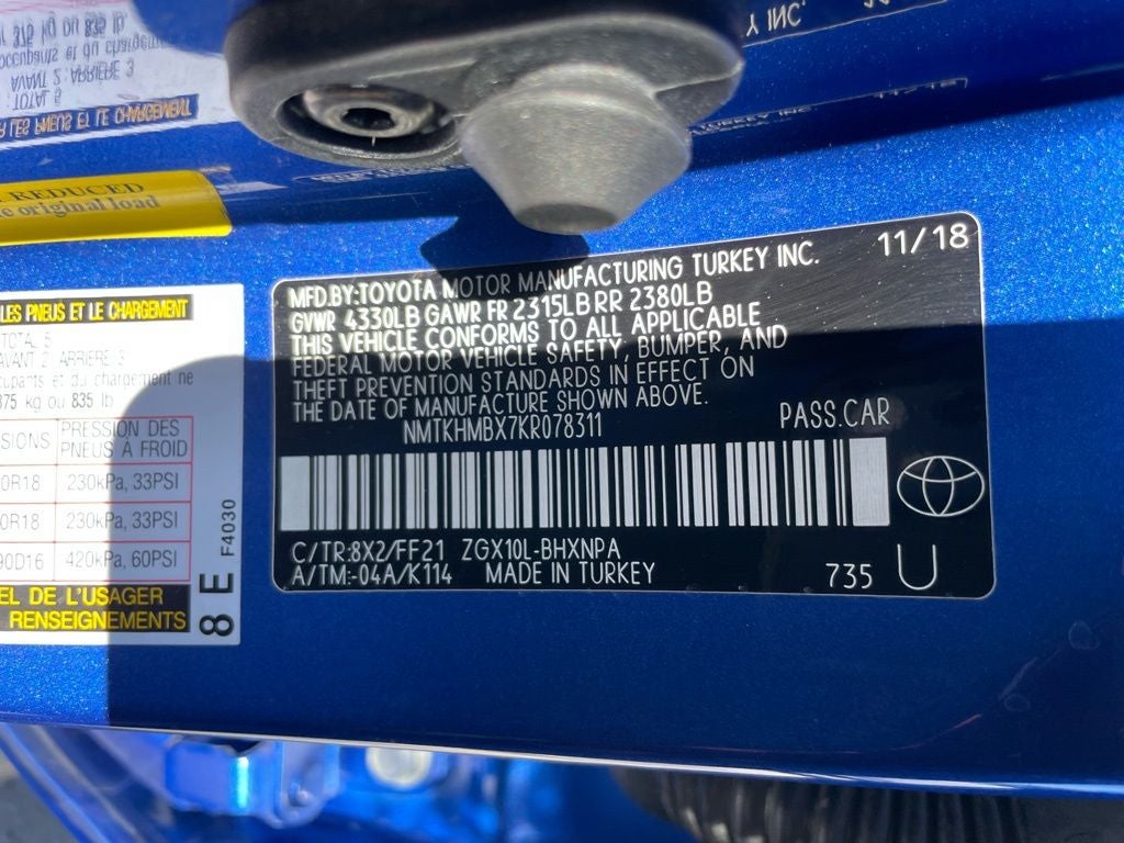 2019 Toyota C-HR XLE - BLIND SPOT MONITOR / 31 MPG