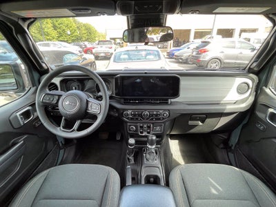 2024 Jeep Wrangler Sport S 4xe 49 MPGe, Hard Top, Heated Seats, Clean CarFax, One