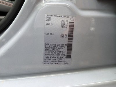 2025 Nissan Altima 2.5 SR