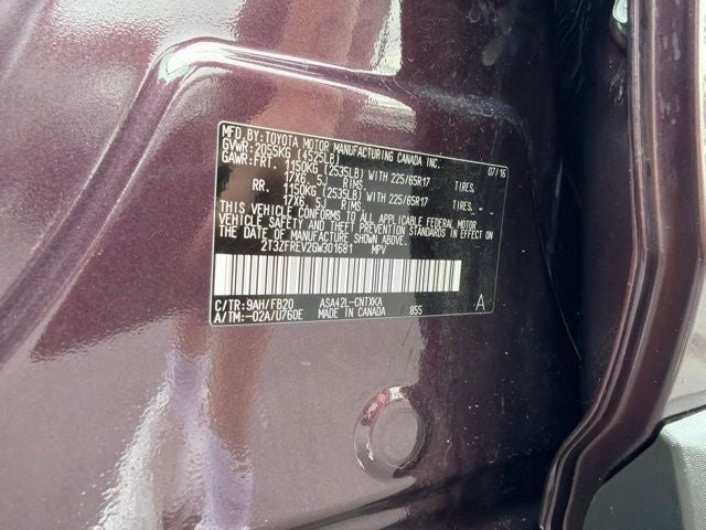 2016 Toyota RAV4 LE