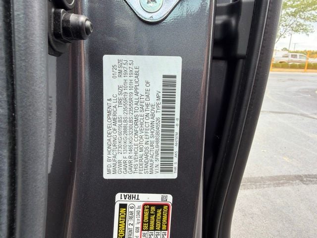 2025 Honda Odyssey Touring