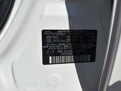 2022 Hyundai Sonata Limited