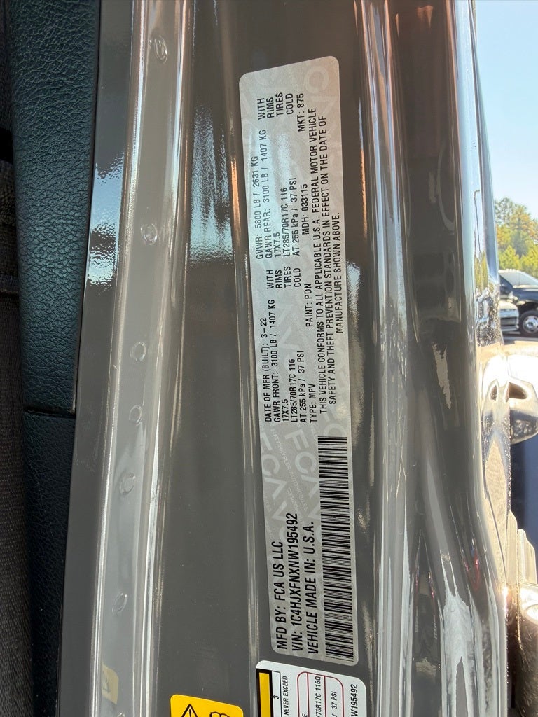 2022 Jeep Wrangler Unlimited Rubicon