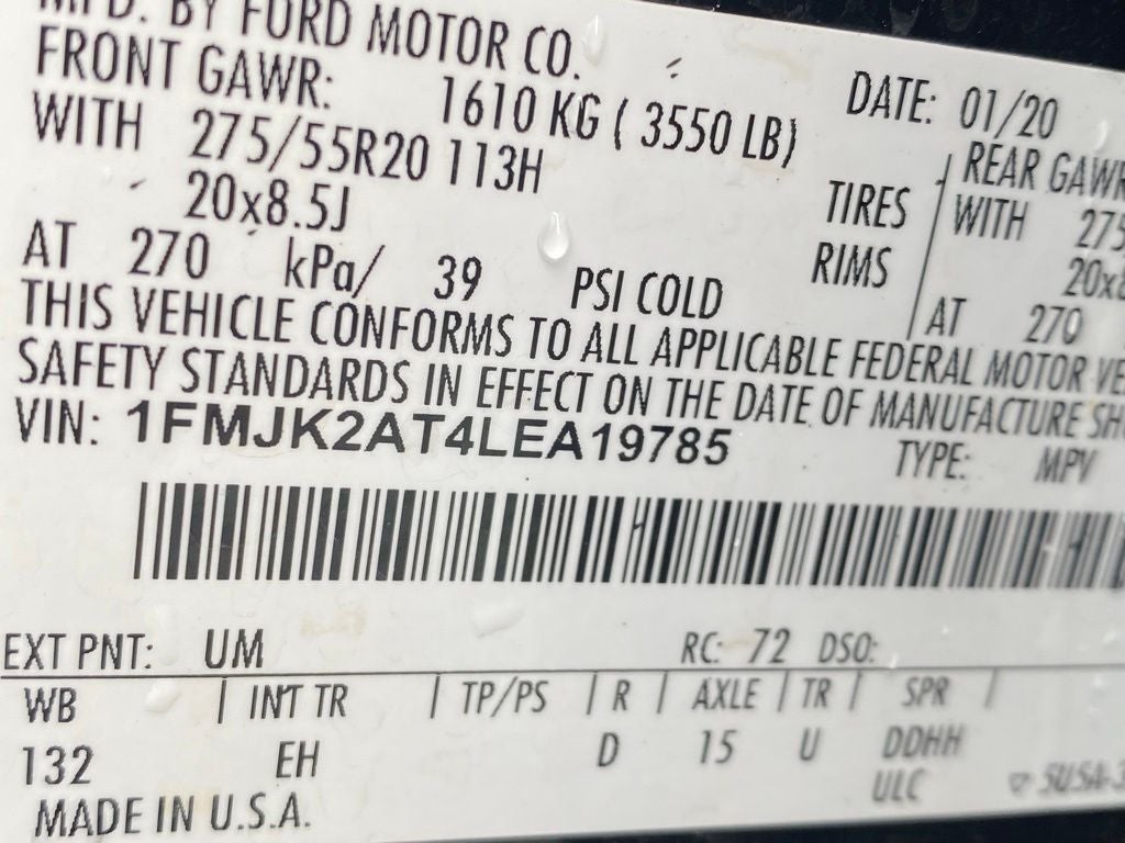 2020 Ford Expedition Max Limited