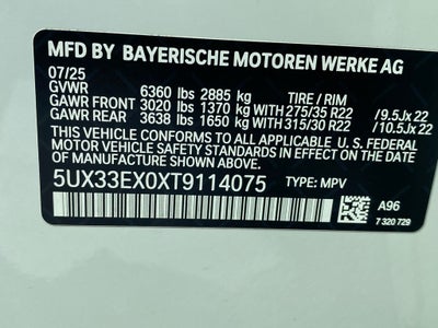 2026 BMW X6 xDrive40i