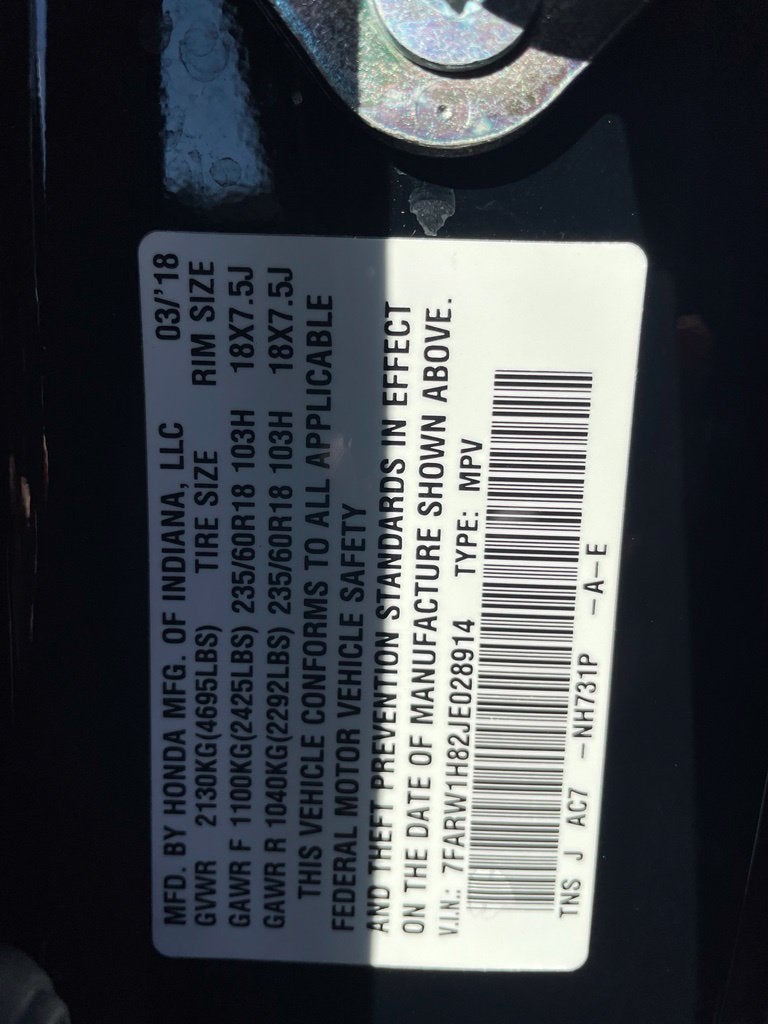 2018 Honda CR-V EX-L