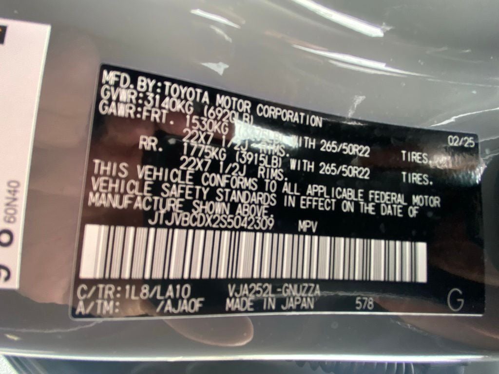 2025 Lexus GX 550 Luxury+ W/Bucket Seats