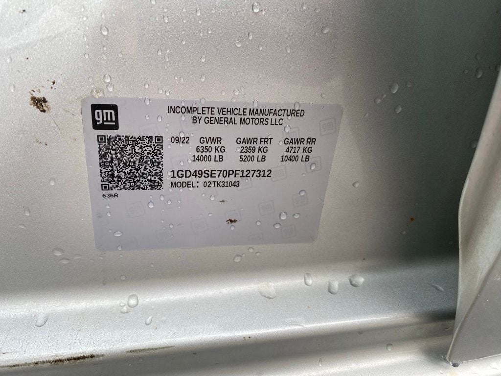 2023 GMC Sierra 3500HD Pro CHASSIS PRO - FLAT BED