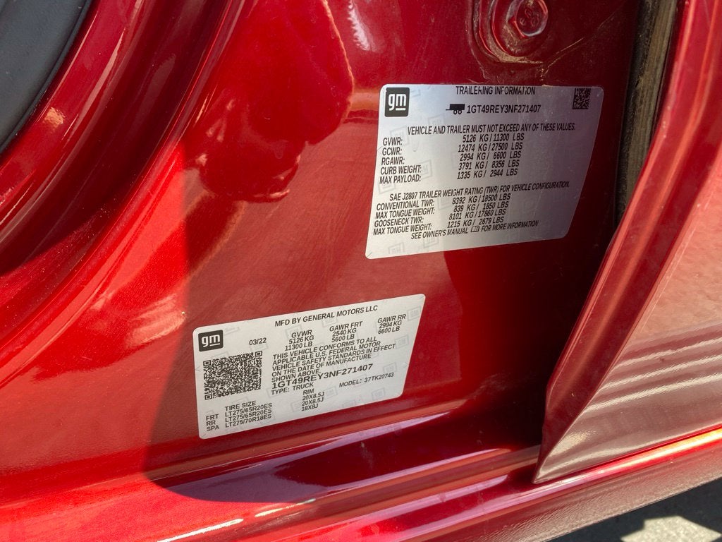 2022 GMC Sierra 2500HD Denali - DURAMAX - TECH PKG - 4WD