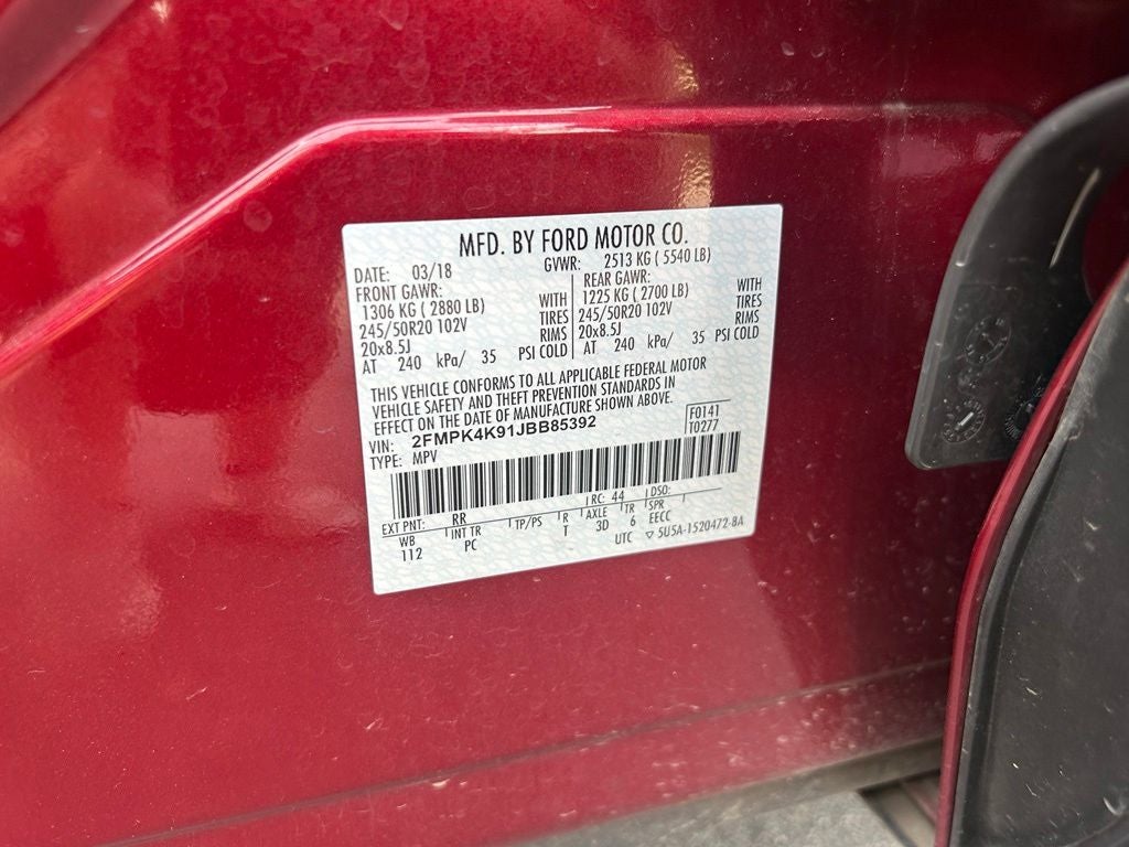 2018 Ford Edge Titanium