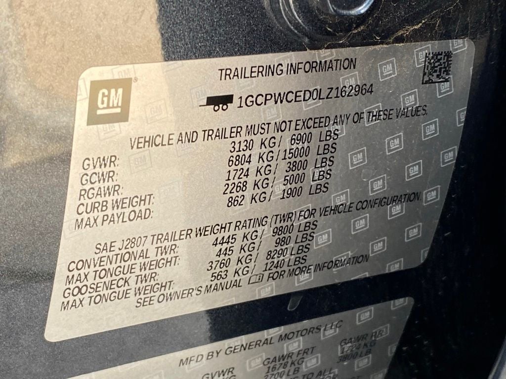 2020 Chevrolet Silverado 1500 LT