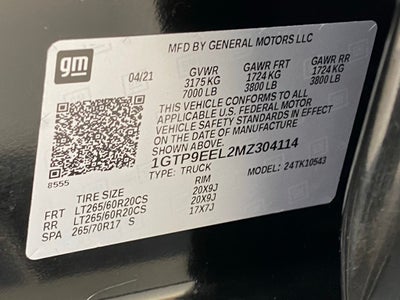 2021 GMC Sierra 1500 AT4 CarbonPro! Kicker MultiPro Audio, Sunroof, Tech an