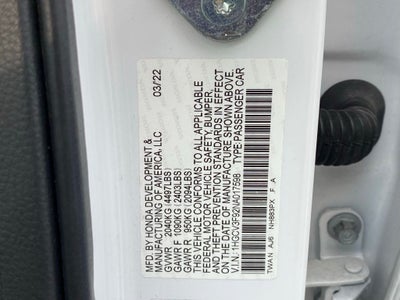 2022 Honda Accord Hybrid Touring