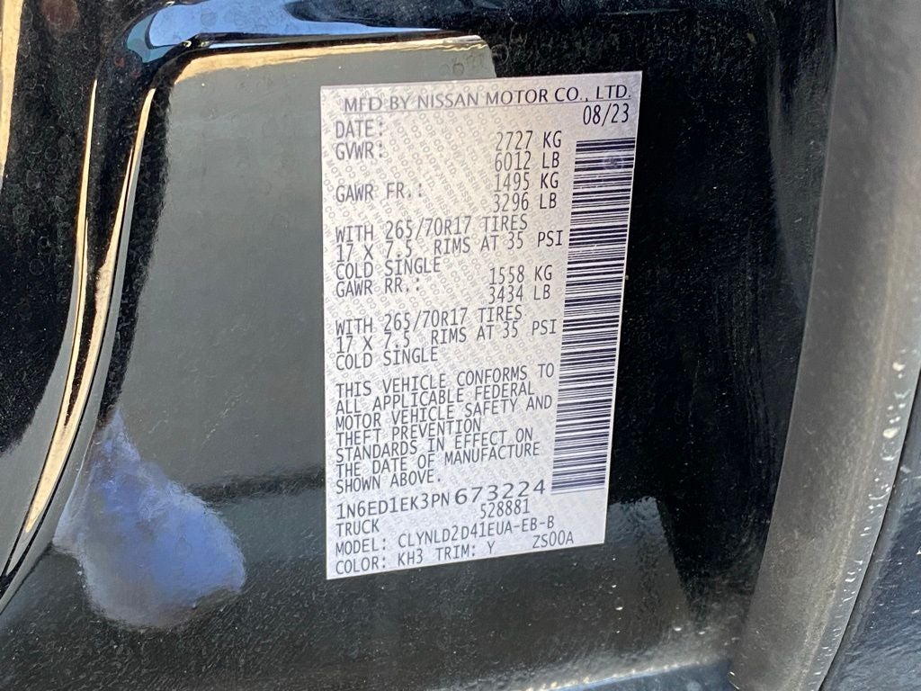 2023 Nissan Frontier PRO-4X