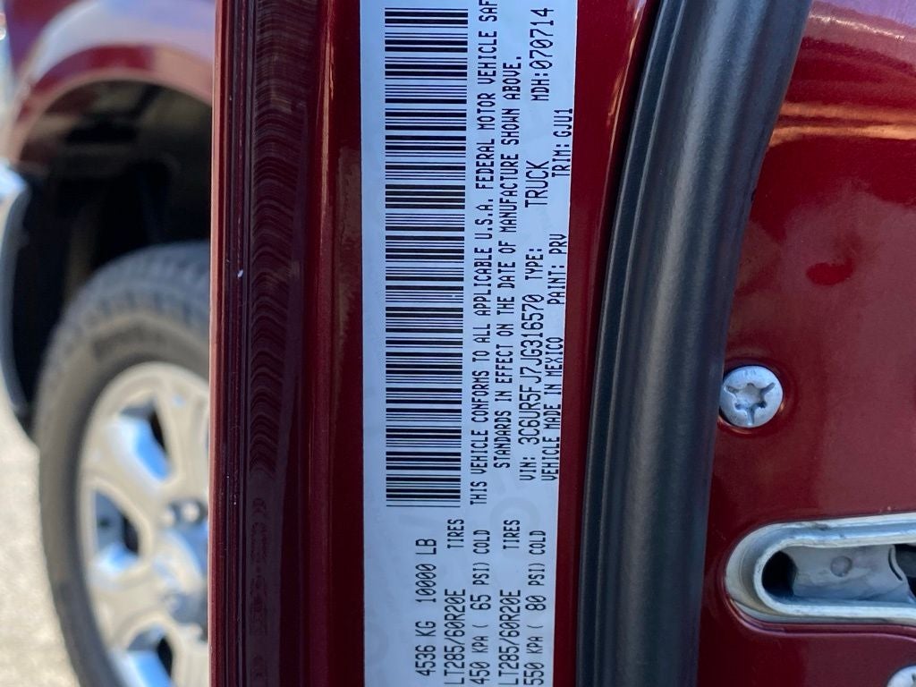 2018 RAM 2500 Laramie