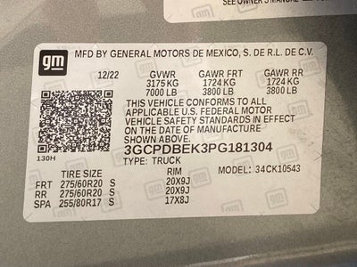2023 Chevrolet Silverado 1500 Custom