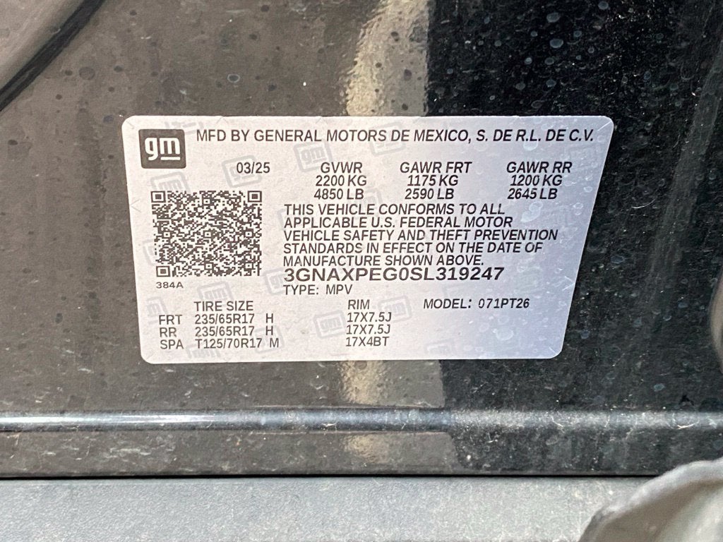 2025 Chevrolet Equinox LT