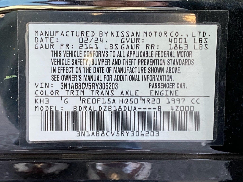 2024 Nissan Sentra SV