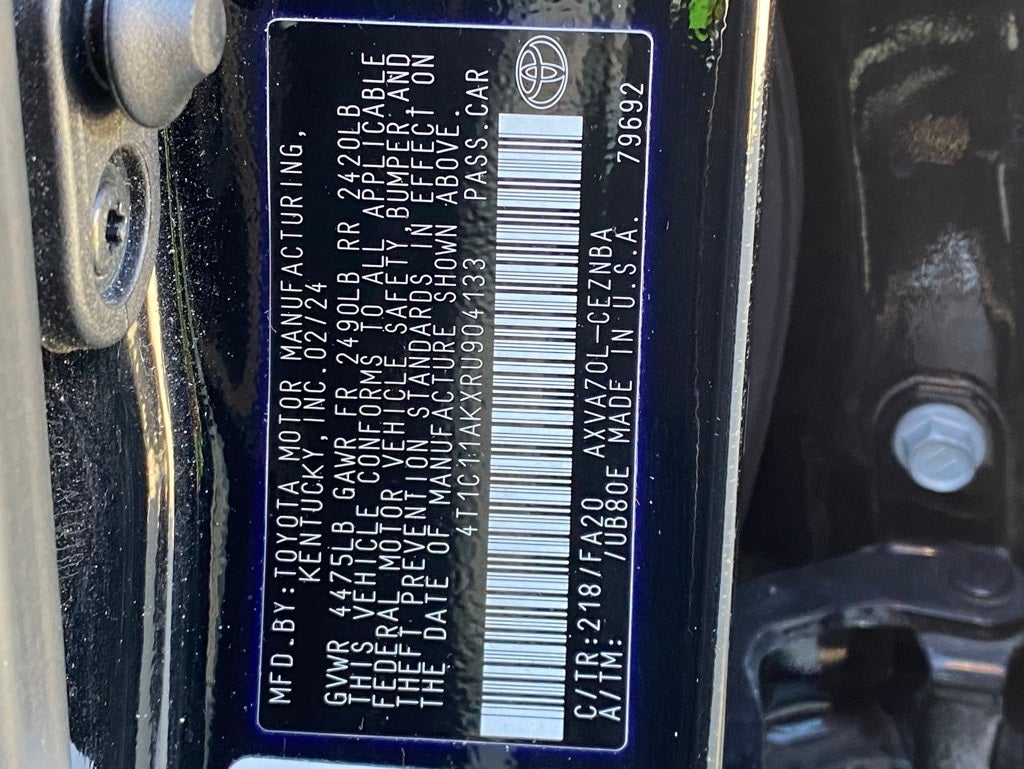 2024 Toyota Camry LE