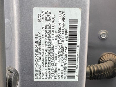 2022 Honda Pilot Special Edition