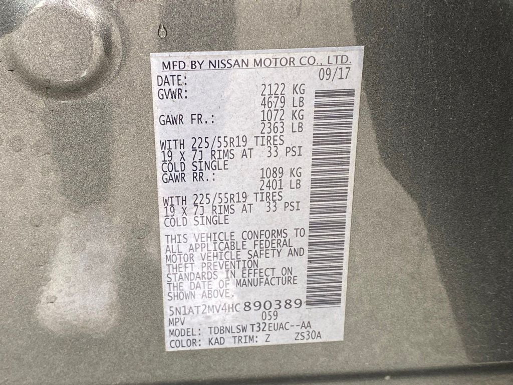 2017 Nissan Rogue SL