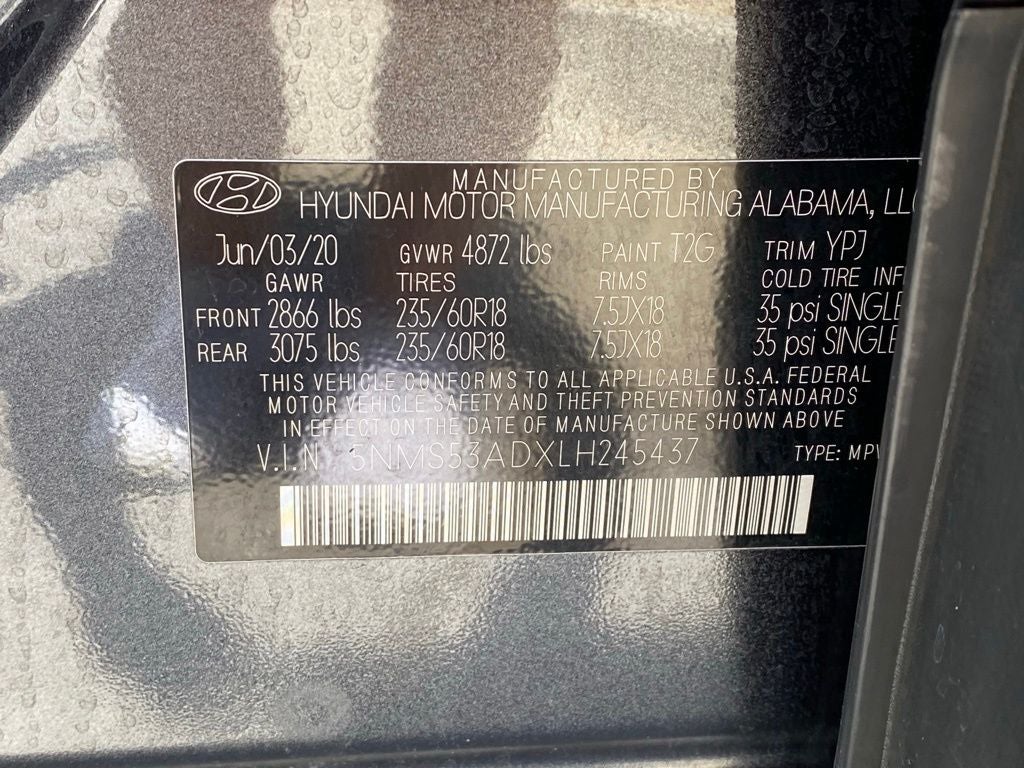 2020 Hyundai Santa Fe Limited