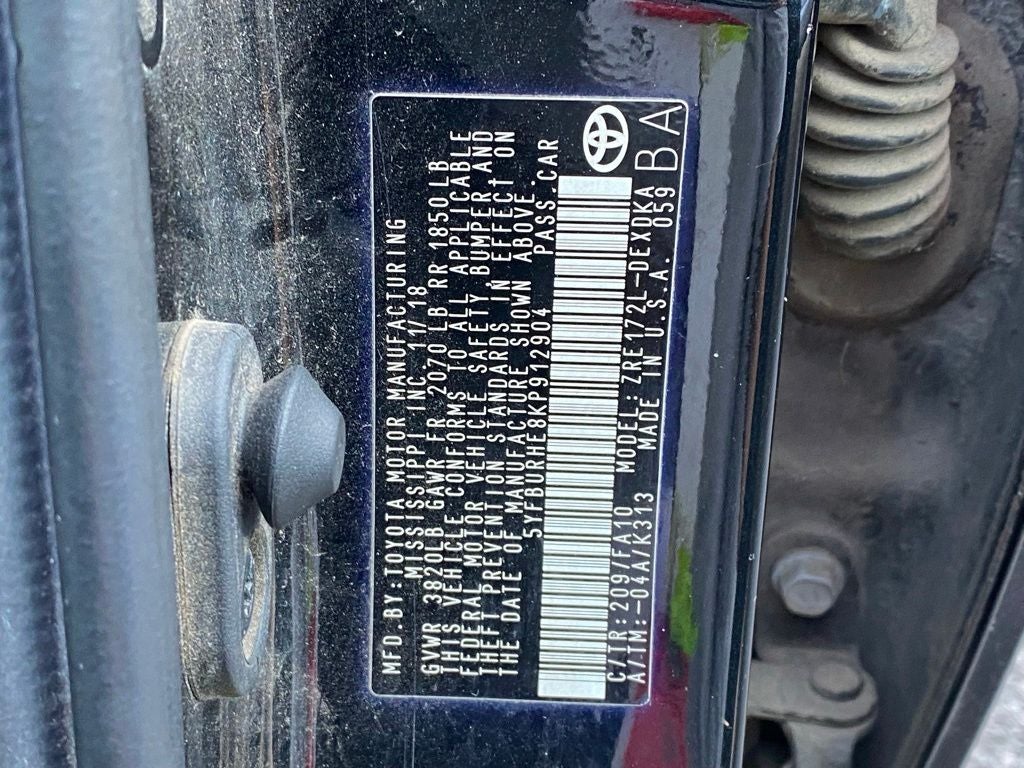 2019 Toyota Corolla L