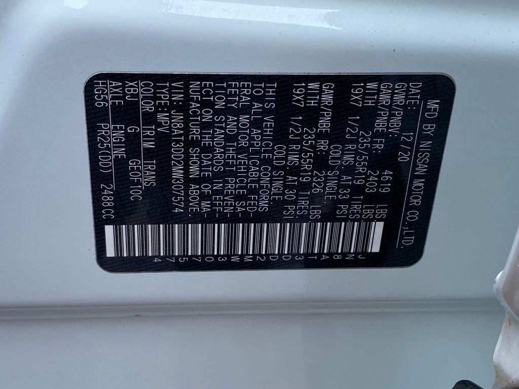 2021 Nissan Rogue Platinum