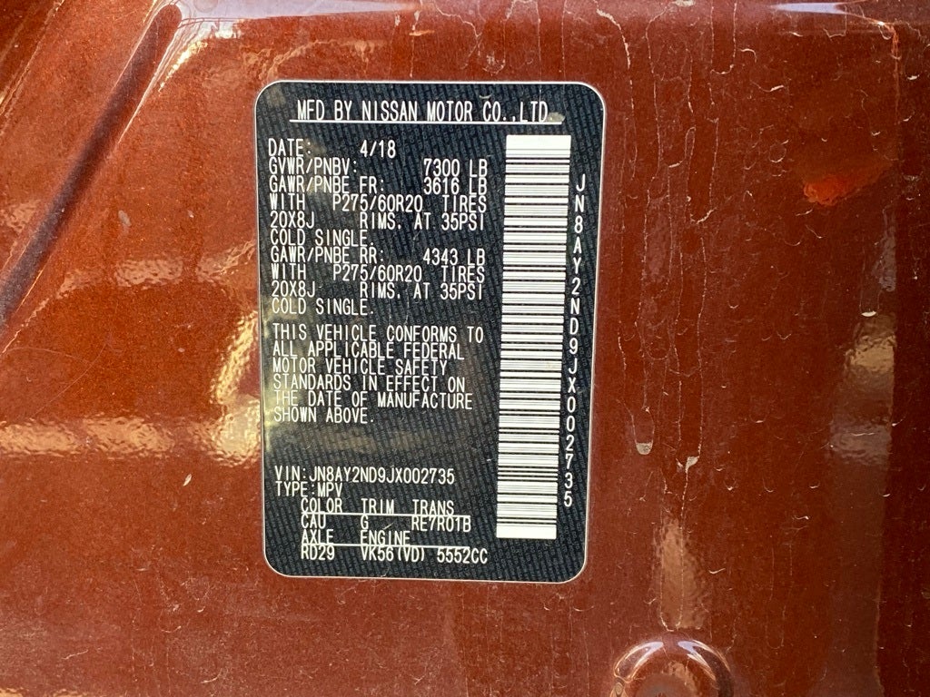 2018 Nissan Armada SL