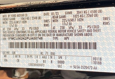 2023 Ford Escape Active