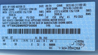 2024 Ford F-250SD Lariat Black Widow Package