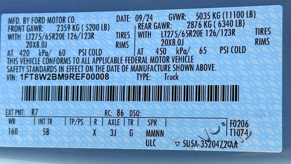 2024 Ford F-250SD Lariat Black Widow Package