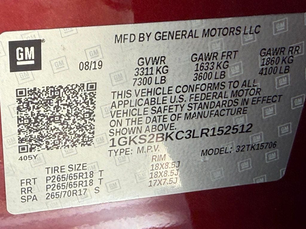 2020 GMC Yukon SLT